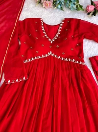 Antique Fashion 1 ALIA CUT GOWN WITH DUPATTA SET - L
