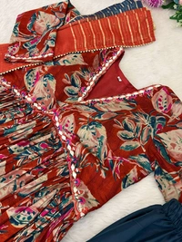 Antique Fashion 1 ALIA CUT GOWN WITH DUPATTA SET - S, colour 1