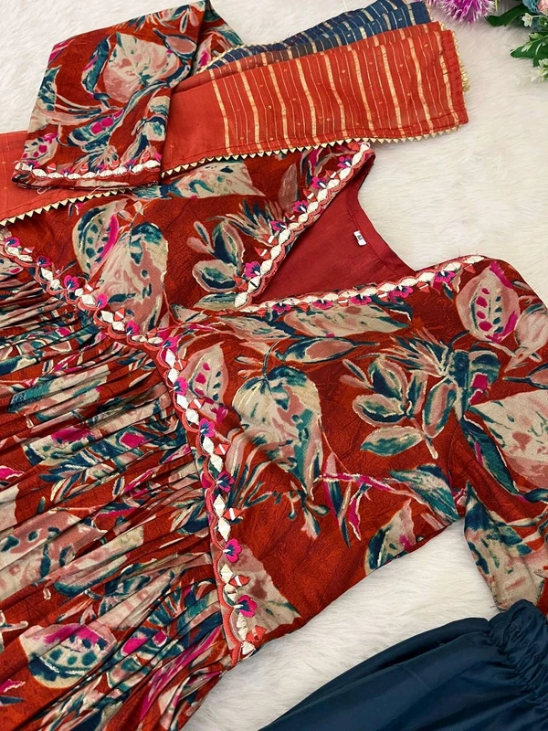 Antique Fashion 1 ALIA CUT GOWN WITH DUPATTA SET - S, colour 1