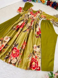 Antique Fashion 1 ALIA CUT GOWN WITH DUPATTA SET - XL