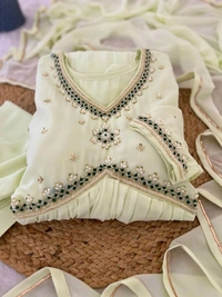 Antique Fashion 1 ALIA CUT GOWN WITH DUPATTA SET - M