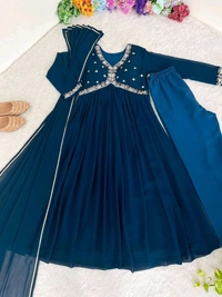 Antique Fashion 1 ALIA CUT GOWN WITH DUPATTA SET - S
