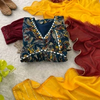 Antique Fashion 1 ALIA CUT GOWN WITH DUPATTA SET - XL, colour 2