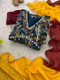 Antique Fashion 1 ALIA CUT GOWN WITH DUPATTA SET - L, colour 2