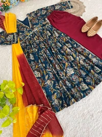 Antique Fashion 1 ALIA CUT GOWN WITH DUPATTA SET - L, colour 2
