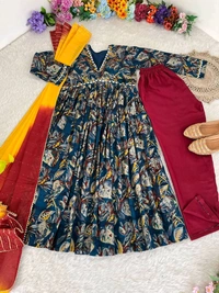 Antique Fashion 1 ALIA CUT GOWN WITH DUPATTA SET - M, colour 2