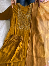 Antique Fashion 1 Kurti Pant Duppta Set  - XXL, colour 1