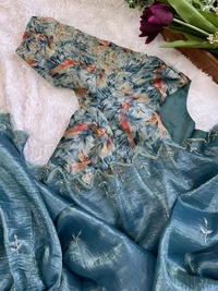 Antique Fashion 1 Beautiful Saare  - colour 2, Stitched Blouse