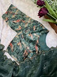 Antique Fashion 1 Beautiful Saare  - colour 3, Unstitched Blouse