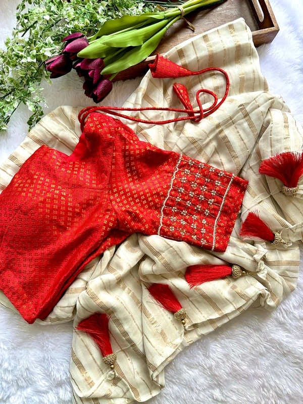 Antique Fashion 1 Beautiful Saare  - Stitched Blouse