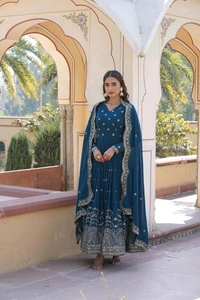 Antique Fashion 1 Gown Duppta  - colour 1, XL