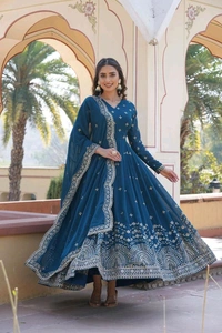 Antique Fashion 1 Gown Duppta  - colour 1, XL