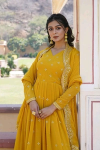Antique Fashion 1 Gown Duppta  - colour 2, XL
