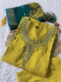 Antique Fashion 1 Kurti Pant Duppta  - colour 1, L