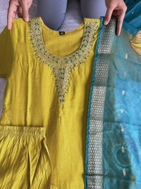 Antique Fashion 1 Kurti Pant Duppta  - colour 1, L
