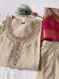 Antique Fashion 1 Kurti Pant Duppta  - colour 2, S