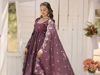 Antique Fashion 1 Gown Duppta  - colour 2, L
