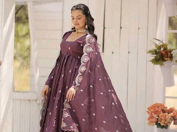 Antique Fashion 1 Gown Duppta  - colour 2, L