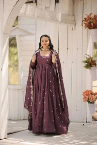 Antique Fashion 1 Gown Duppta  - colour 2, L