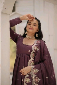 Antique Fashion 1 Gown Duppta  - colour 2, L