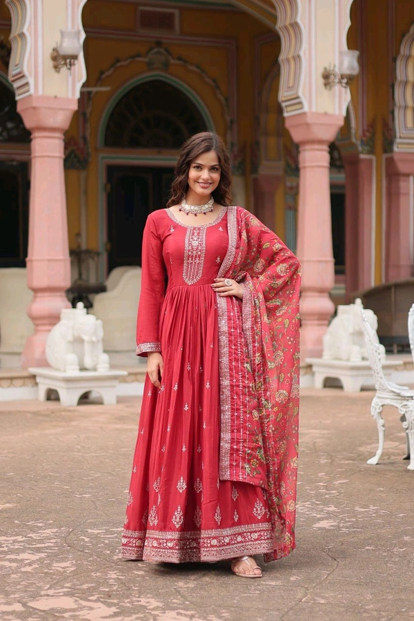 Antique Fashion 1 Gown Duppta  - colour 1, XL