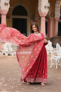 Antique Fashion 1 Gown Duppta  - colour 1, XL