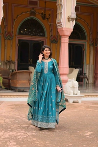 Antique Fashion 1 Gown Duppta  - colour 2, M