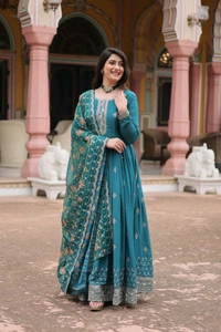 Antique Fashion 1 Gown Duppta  - colour 2, XL