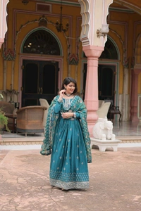 Antique Fashion 1 Gown Duppta  - colour 2, XL