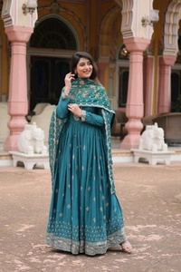 Antique Fashion 1 Gown Duppta  - colour 2, XXL