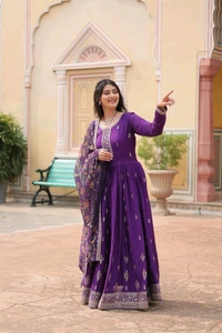 Antique Fashion 1 Gown Duppta  - colour 3, M
