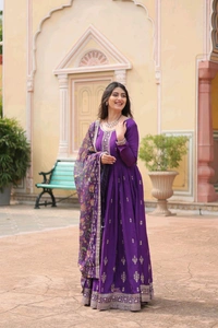 Antique Fashion 1 Gown Duppta  - colour 3, XL