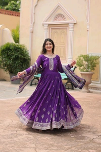 Antique Fashion 1 Gown Duppta  - colour 3, XXL