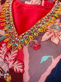 Antique Fashion 1 ALIA CUT GOWN WITH DUPATTA SET - L