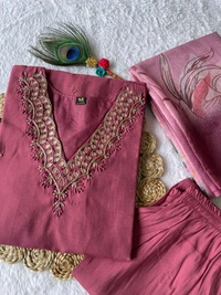 Antique Fashion 1 Kurti Pent Dupatta Set  - XL
