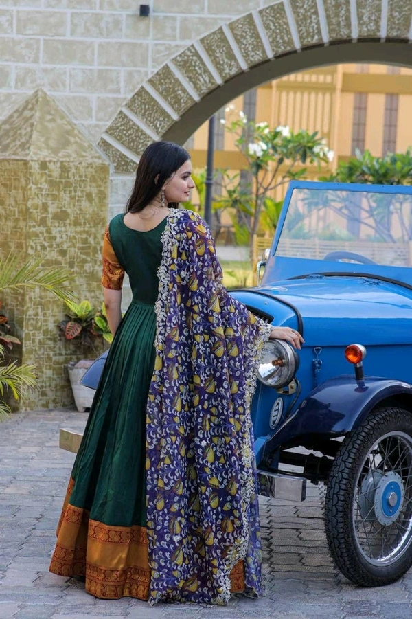 Antique Fashion 1 Gown Dupatta  - colour 1, XXL