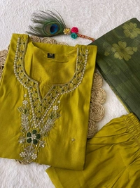 Antique Fashion 1 Kurti Pant Dupatta Set  - colour 1, S