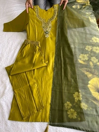 Antique Fashion 1 Kurti Pant Dupatta Set  - colour 1, S