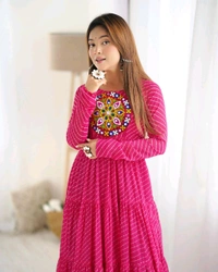 Antique Fashion 1 This colourfull laheriya & fresh look outfit is perfect for upcoming navratri which provides you more comfort and style - Xxl, colour 2