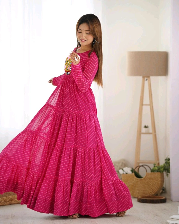 Antique Fashion 1 This colourfull laheriya & fresh look outfit is perfect for upcoming navratri which provides you more comfort and style - Xxl, colour 2