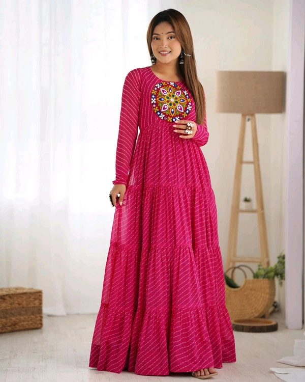 Antique Fashion 1 This colourfull laheriya & fresh look outfit is perfect for upcoming navratri which provides you more comfort and style - S, colour 2
