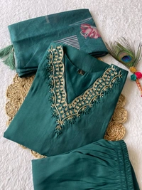 Antique Fashion 1 Kurti Pant Dupatta Set - colour 2, 2XL