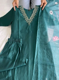 Antique Fashion 1 Kurti Pant Dupatta Set - colour 2, 2XL