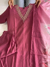 Antique Fashion 1 Kurti Pant Dupatta Set - colour 2, S