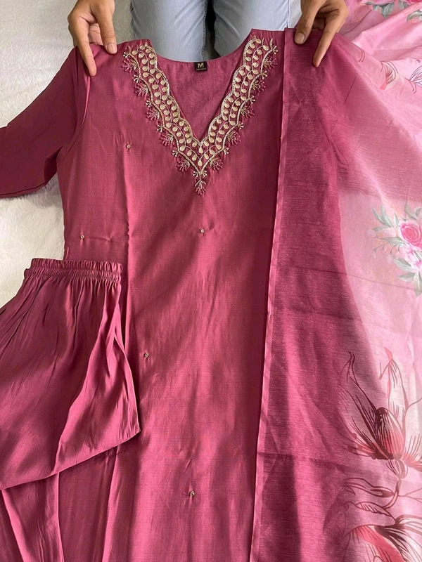 Antique Fashion 1 Kurti Pant Dupatta Set - colour 2, S