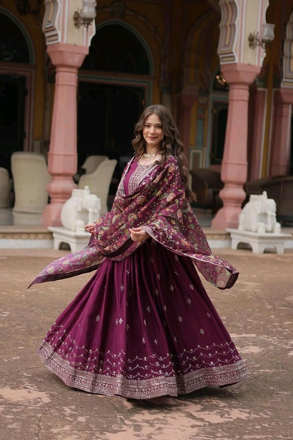 Antique Fashion 1 Gown Duppta  - colour 4, M