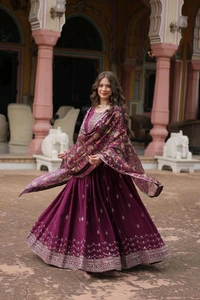 Antique Fashion 1 Gown Duppta  - colour 4, XL