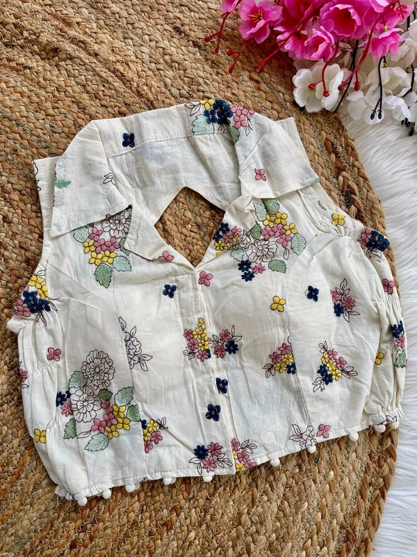 Antique Fashion 1 Designer Blouse  - Design 2