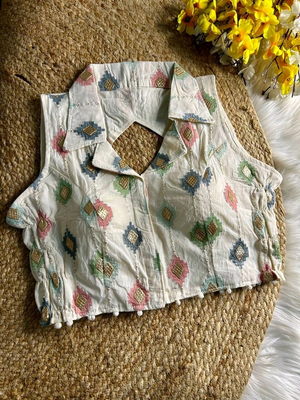 Antique Fashion 1 Designer Blouse  - Design 5