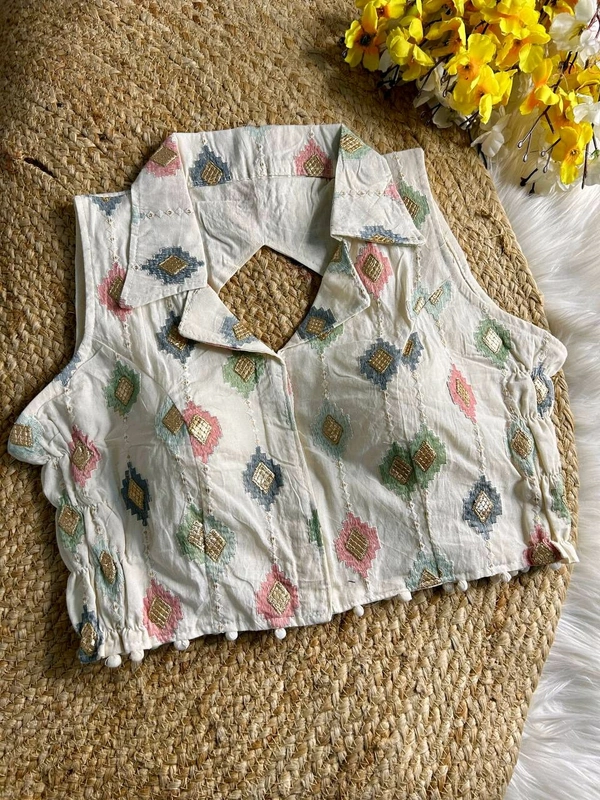 Antique Fashion 1 Designer Blouse  - Design 5